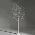 Costway 6ft Prelit White Twig Birch Tree for Christmas Holiday w/96