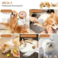 thumbnail image 2 of Grooming Kit with 2LSuction 99% Pet Hair-Professional Pet GroomingKit with 5 Grooming Tools for Dogs CatsOther Animals, 2 of 8