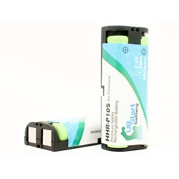 2x Pack - UpStart Battery Uniden BBTG0658001 Battery - Replacement for Uniden Cordless Phone Battery (800mAh, 2.4V, NI-MH)