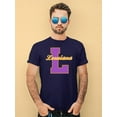 thumbnail image 2 of Vintage College Louisiana T-Shirt Men -Image by Shutterstock, Male x-Large, 2 of 4