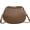 Coffee, variant on Women Mini Seashell Cross-body Bag Long PU Strap Shoulder Bag Evening Clutch Handbag