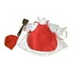 thumbnail image 2 of Traje de chef de ganso de porche, decoración artística, amuleto de tela, disfraz de ganso, ropa decorativa Rojo, 2 of 9