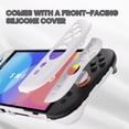 thumbnail image 4 of PlayVital White Case for Nintendo Switch 2 - Dockable Hard Shell w/ Thumb Grip & Button Caps, 4 of 14