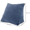 thumbnail image 1 of Coussin Triangulaire en Coin pour Lecture et Dos, 1 of 5