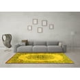 thumbnail image 3 of Ahgly Company Indoor Rectangle Medallion Yellow Traditional Area Rugs, 6' x 9', 3 of 4