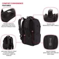 thumbnail image 2 of Funda para portátil SwissGear ScanSmart Black Stealth para portátil de 15 pulgadas, 2 of 8