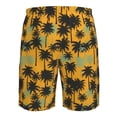 thumbnail image 6 of Kdxio Hawaii Palms Pattern Mens Casual Shorts - Drawstring Summer Beach Sports Shorts for Men, 6 of 9