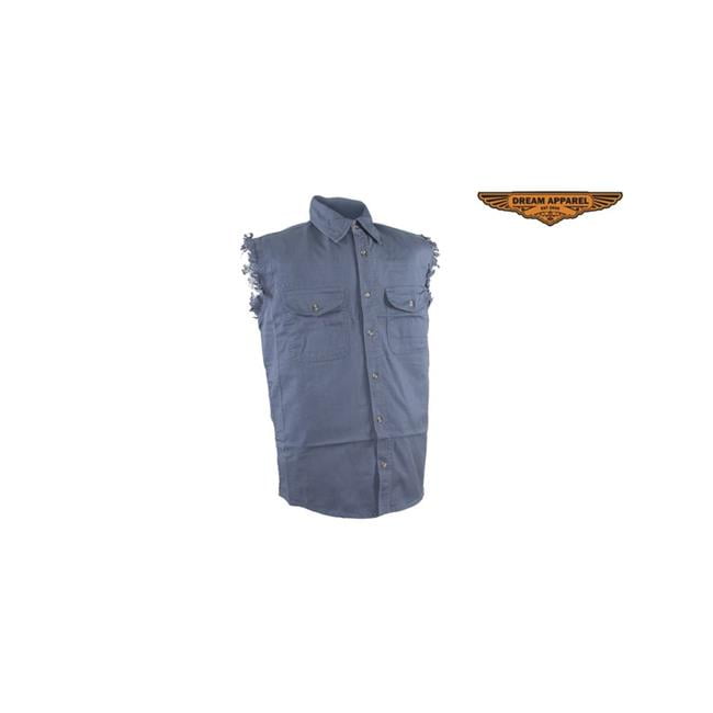 wholesale sleeveless denim biker shirts