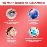 (2 Pack) Antarctic Krill Oil Pill - Astaxanthin Capsule - Omega-3 EPA, DHA - Antioxidant Supplement to Support Eye, Skin, Joint & Immune System Health