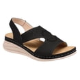 thumbnail image 3 of Willtoo Women's Open Toe Wedge Orthopedic Sandals Boho Non-slip Dressy Summer Sandals with Ankle Strap Breathable Casual Walking Shoes, 3 of 6