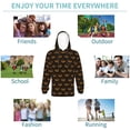 thumbnail image 6 of Bingfone Halloween Pumpkins1 Pattern Youth Classic Hoodies Soft Hooded Pullover Sweatshirts for Girls and Boys, 6 of 6
