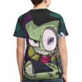 thumbnail image 2 of Cartoon Invader Zim Youth Unisex T-Shirt Crewneck Short Sleeve Double-Sided Print Tee Shirts Top For Boys Girls Kid Teen X-Small, 2 of 6