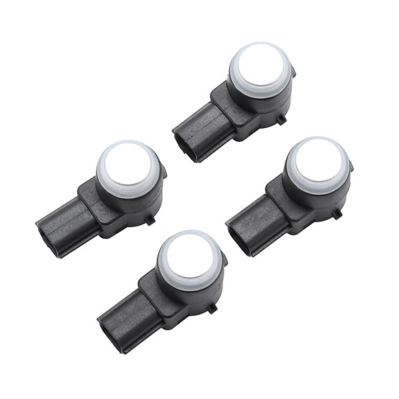 4 Pcs Bumper Backup Parking Sensor for Chevrolet Silverado for GMC Sierra 1500 2500 HD 2007-2013 Reverse Parking Assist Sensor No.15239247 Silver Tone