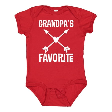 

Inktastic Grandpa Favorite Grandchild Gift Baby Boy or Baby Girl Bodysuit
