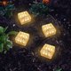 thumbnail image 5 of Kuymtek Solar Ice Cube Light 4 LED Garden Outdoor Patio Yard Decor (Blanco cálido S) Kuymtek Iluminación del hogar multifuncional, 5 of 9