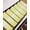Yellow, variant on Burnt Orange White Stripe Stair Treads for Wooden Steps Indoor Runner Rug Carpet, Modern Rustic Vertical Striped 4 Pieces Peel and Stick Staircase Step Treads Covers Washable Throw Door Mats, 30"x8"