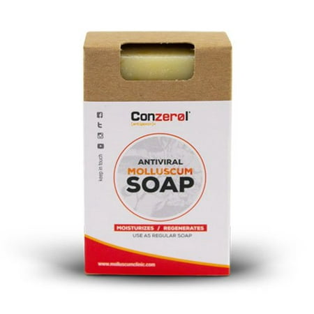 Conzerol Antiviral Molluscum Treatment Soap. Use in conjunction with Conzerol