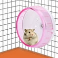 thumbnail image 4 of Qiilu Hamster Toy, Hamster Wheel, Sturdy Small Pets For Hamster Guinea Pig Chinchilla Exercise Running Roller, 4 of 8