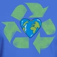 thumbnail image 3 of CafePress - Recycle Earth Heart Dark T Shirt - Men's Classic Graphic Cotton T-Shirt, 3 of 4