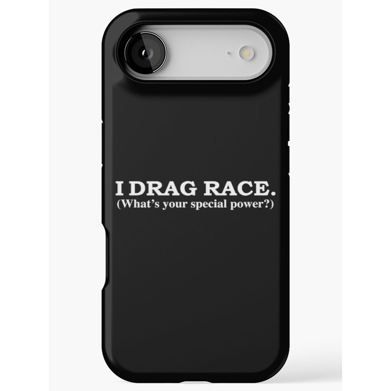 Power Delivery Raceway White Drag Race Special Power Quote Tough Phone Case for Apple iPhone ...