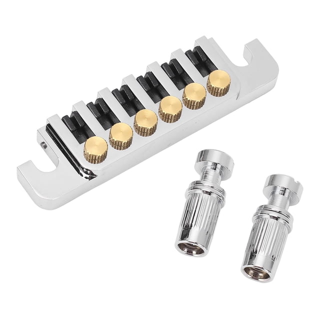 Puente De Guitarra, Pieza Trasera Reversible Envolvente Alrededor De La Silla, Tope De Puente, Pieza Trasera Para Guitarras Eléctricas Estilo EPI