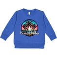 thumbnail image 2 of Inktastic Tropical Vacation Coastal Vibes Quote Toddler Sweatshirt, 2 of 4