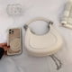thumbnail image 2 of Bolsos de hombro de moda Mujer Cadena de cuero Casual Crossbody Monedero (Beige), 2 of 7