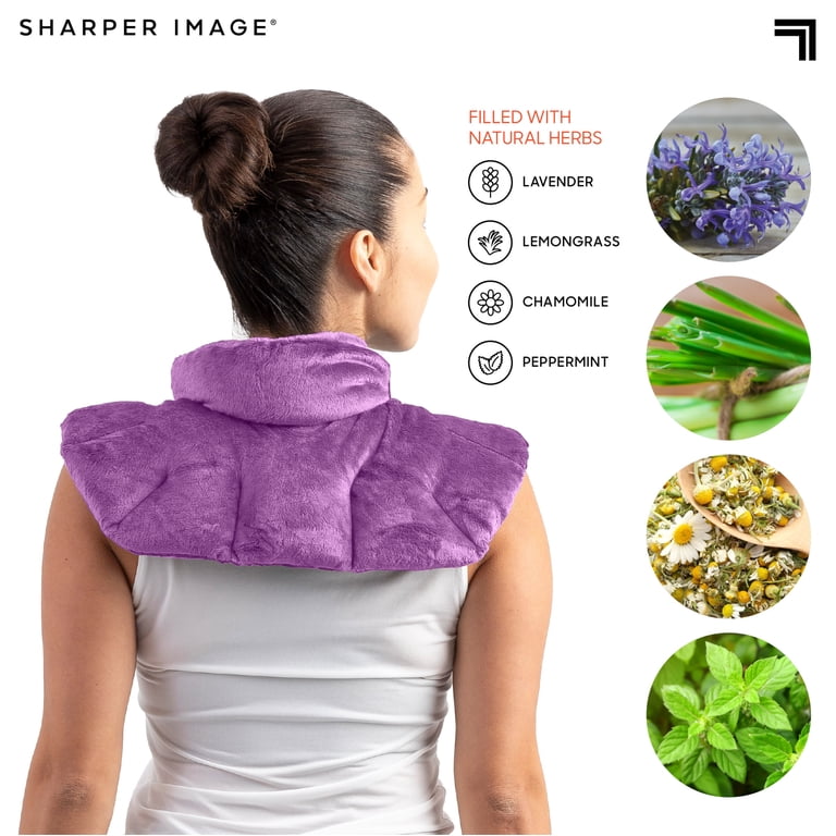 Sharper Image Herbal Aromatherapy Neck & Shoulder Wrap, Lavender photo 3