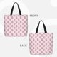 thumbnail image 2 of Fotbe Pink Disco Ball Bolsa Tote con Estampado para Mujer, Bolsos con Cremallera, Bolsa de Hombro Casual de Gran Capacidad con Bolsillos Internos, 2 of 7