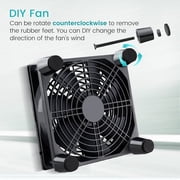 USB speed cooling fan, DC5V, 4cm x 8cm x 12cm x 14cm, suitable for computer case, cabinet, router and other fans.,14cm-67.6CFM