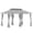 Gris Foncé, variante sur Outsunny Pavillon de Terrasse à Double Toit 10 Pieds x 13 Pieds avec Rideaux, Gris Foncé