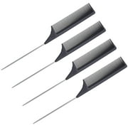 Hair Comb Carbon for Stylist Salon Combs Cutting Hairdressing up Women's Fiber 4 Pcs
