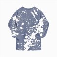thumbnail image 4 of TOWED22 Toddler Boys Girls Halloween Pajamas Pumpkin Print PJs Sleepwear Cute Print Pant Sets Kids Jammies(Grey,6Y), 4 of 8
