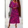 thumbnail image 4 of ZANKLEY Women Summer Dresses Casual  Maxi Dresses Cute Floral Long Dress Wedding Guests Dress, 4 of 6