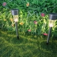 thumbnail image 1 of Luces solares para exteriores, luces solares de estaca de acero inoxidable a prueba de agua para caminos, jardines, patios, caminos, caminos, caminos, decoración de césped -, 1 of 5