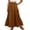 Yellow Skirts, variant on Jsaierl Women's Casual Cargo Maxi Skirt, Elastic Waist Ruched Long Skirt with Side Pockets, Breathable A-Line Skirt for Streetwear Outdoor Daily Wear