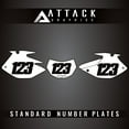 thumbnail image 2 of Attack Graphics Number Plate Backgrounds For Yamaha WR250F 2009, 2 of 2