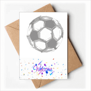 Soccer Football Sports Green Welcome Back Greeting Cards Envelopes Blank