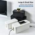thumbnail image 2 of Extension Socket Storage Box Home Use Simple Desktop Wire Storing Case, 2 of 7