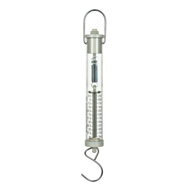 Eisco Labs Newton Force Meter Spring Scale Max Capacity 30N, 3Kg, Dual Scale Labeled Walmart