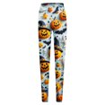 thumbnail image 5 of Halloween Bronze Leggings for Women Milk Silk Grinding Tummy Control Soft Workout Yoga Pants Full Length & Capri L, 5 of 5
