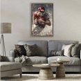 thumbnail image 3 of Stupell Industries Contemporary Eye On The End Zone Brown Floating Frame Canvas Art, 21 x 31, by Ray Powers, 3 of 8