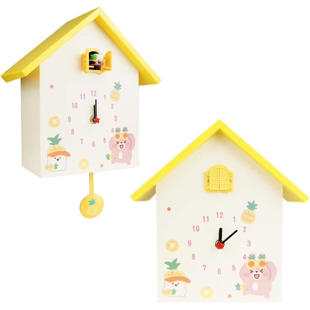 Cuckoo Clock Cuckoo Wall Clock,Cuckoo Bird Voices Call, Design Clock