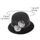 thumbnail image 2 of Bombín vintage para mujer, con flores, elegante sombrero de pescador para mujer, 2 of 5
