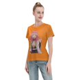 thumbnail image 4 of T-Shirt Basique à Manches Courtes pour Femmes Demon Slayer Lame Temple Ganlu Mili, 4 of 6
