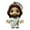 D, variant on JMZSP Doll Key Chain Keyring Jesus Doll Keychain Figurine Keychain Easter Cute Keychains