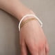 thumbnail image 5 of EeaseMX 6 tiras de cuentas sueltas para pulseras, bisutería, cuentas de arcilla blanca, 5 of 7