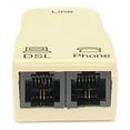thumbnail image 6 of iMBAPrice DSL Splitter with Noise Filter, RJ12 Plug to Dual Jacks, 1.5-inch, 25Pack, Digital In-Line, 6 of 6