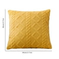 thumbnail image 4 of Geometric Block Print Pillow Covers 18x18 Inch 1pc, Vintage Decorative Throw Pillow Cases ,Boho Cushion Covers for Sofa Living Room Backrest(Yellow), 4 of 8