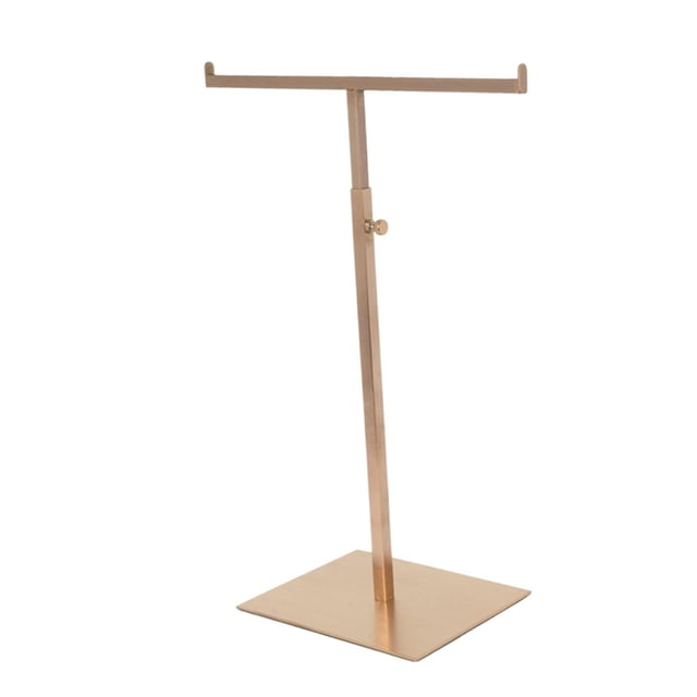 Expositor de bolsos, torre de joyería de acero inoxidable, altura ajustable, gancho de mesa para tiendas minoristas, boutiques, tiendas en hogar y